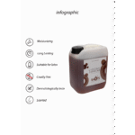 Glijmiddel met smaakje – Op waterbasis, geschikt voor gebruik met latex condooms – Chocolade – 1,3 gal / 5 l - Afbeelding 3