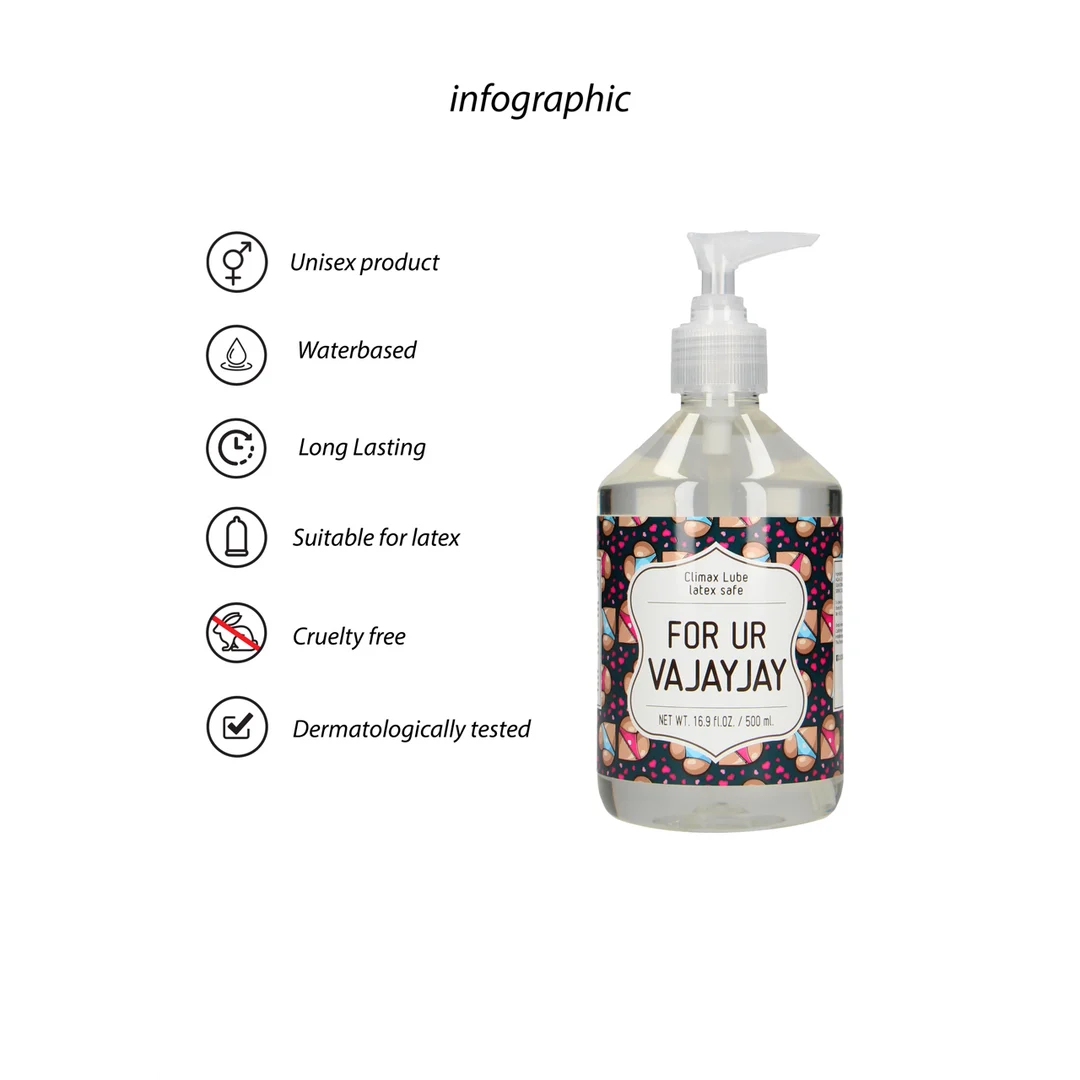 SLI187_1_1 S Line Voor Ur Vajayjay glijmiddel op waterbasis 500 ml - Afbeelding 1