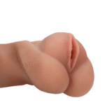 Vagina masturbator met realistische textuur – Tan - Afbeelding 6