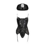 Politie kostuum met wetlook bodysuit voor speels rollenspel – S-Line by Shots - Afbeelding 6