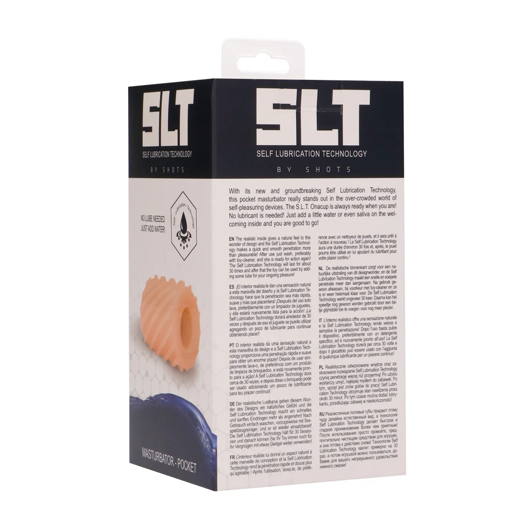 Masturbateur de poche auto lubrifiant SLT by Shots – Image 2