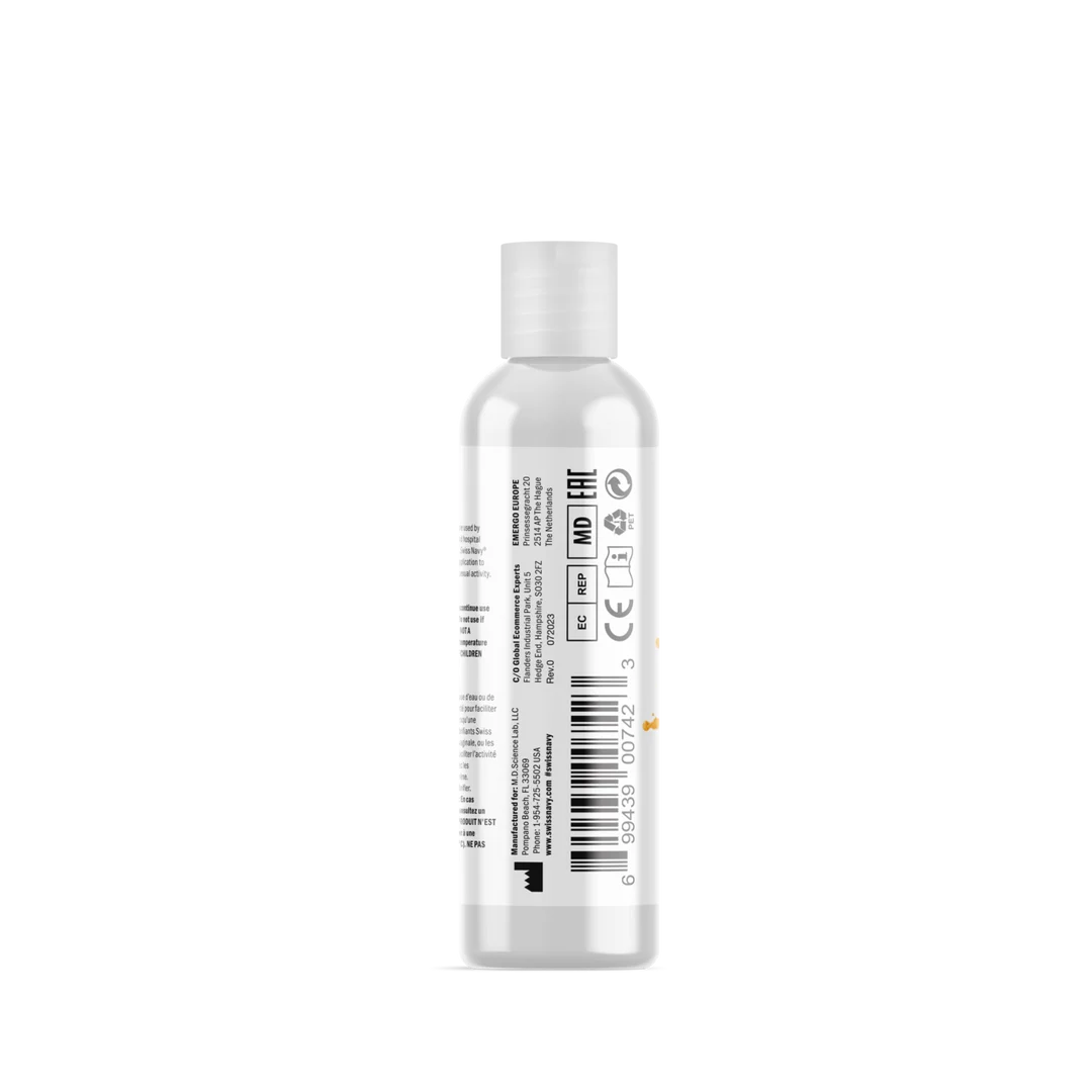 Glijmiddel met smaakje – 4 in 1 Playful Flavors, eetbaar en verwarmend – Mango – 5 ml Sachet – Swiss Navy - Afbeelding 3
