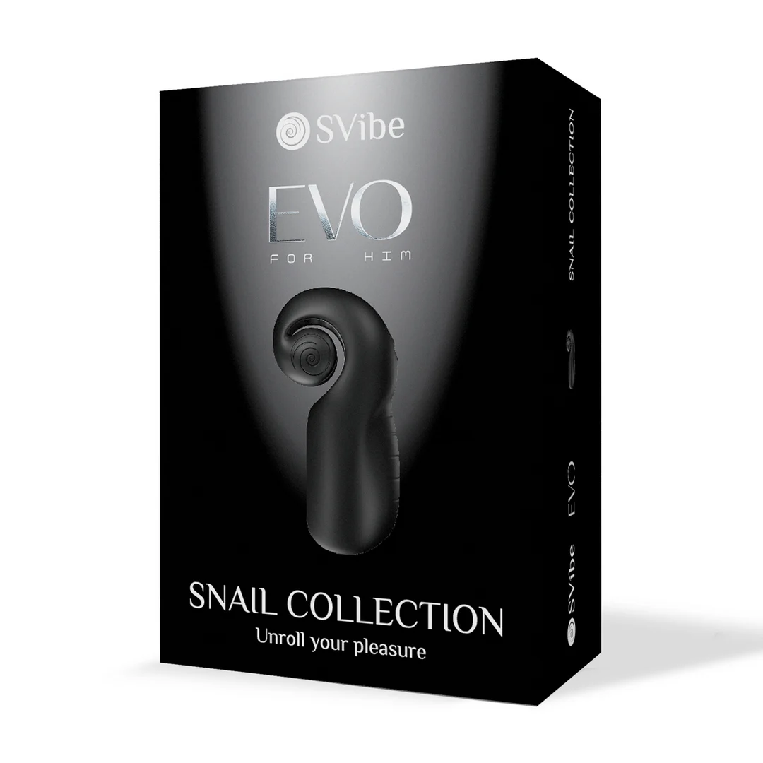 Snail Vibe EVO Doppelstimulator für Männer, schwarz