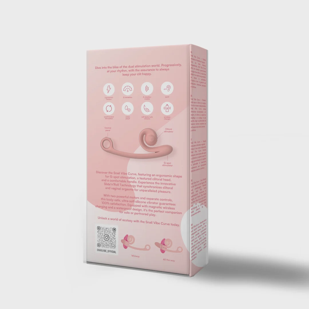 Snail Vibe Curve Stimulator mit doppelter Stimulation – Bild 17