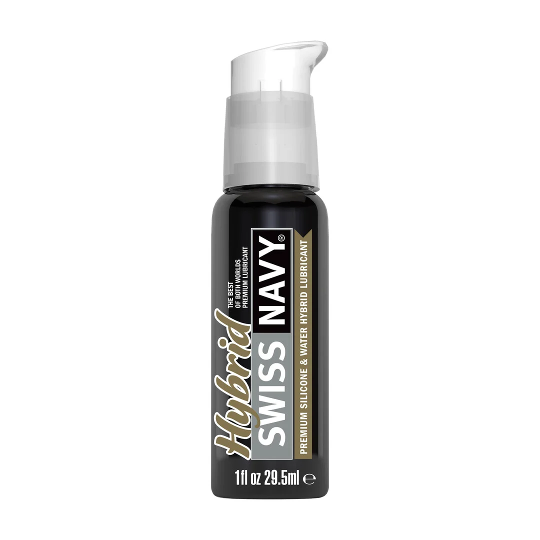 Glijmiddel (neutraal) – Hybride siliconen- en waterbasis glijmiddel – ongeparfumeerd, geen smaak – 29,5 ml – Swiss Navy - Afbeelding 2