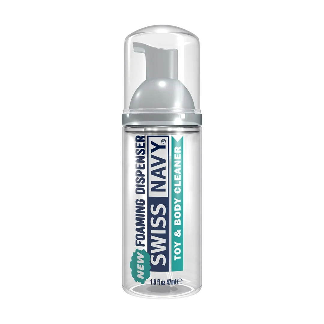 Toy and body cleaner – Reinigingsspray voor toys en huid, geschikt bij siliconen glijmiddel – Swiss Navy – 177 ml / 6 fl oz – TESTER - Afbeelding 2