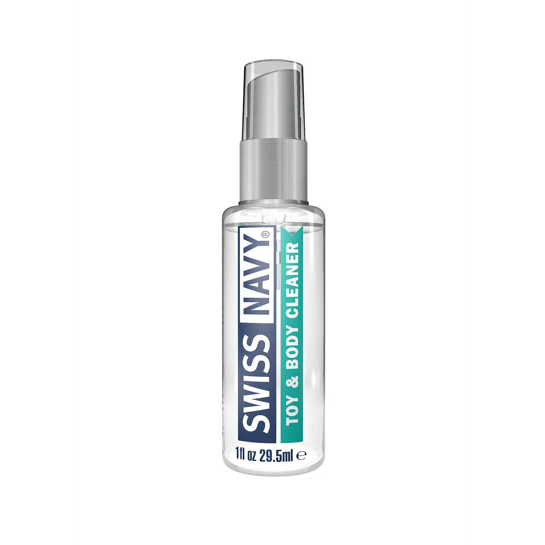 Toy and body cleaner – Reinigingsspray voor toys en huid, geschikt bij siliconen glijmiddel – Swiss Navy – 177 ml / 6 fl oz – TESTER - Afbeelding 6
