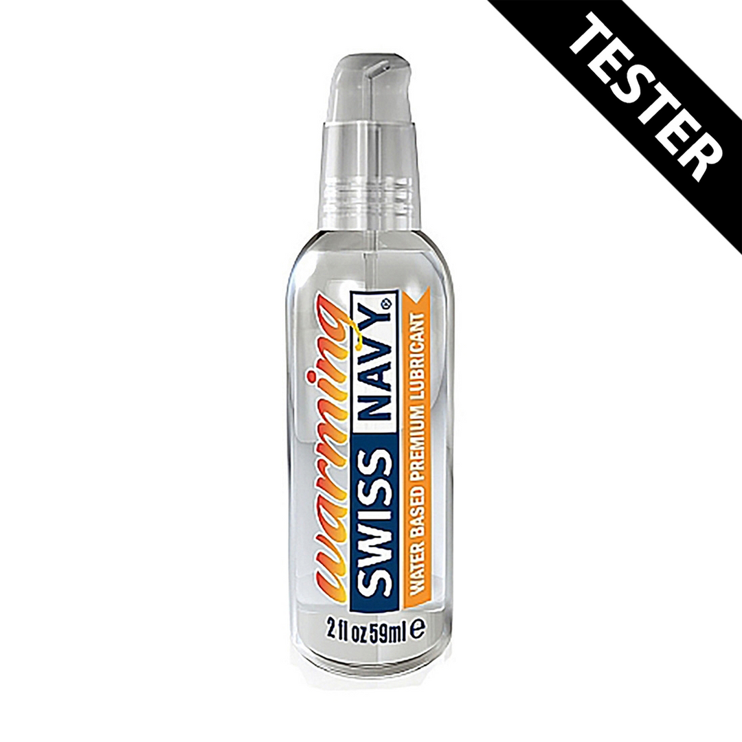 SNWRM2-T_1_2 Glijmiddel op waterbasis – Warming premium gel-lube in reisvriendelijke, morsbestendige fles – Ongeparfumeerd/Geen smaak – 59 ml – Swiss Navy - Afbeelding 1