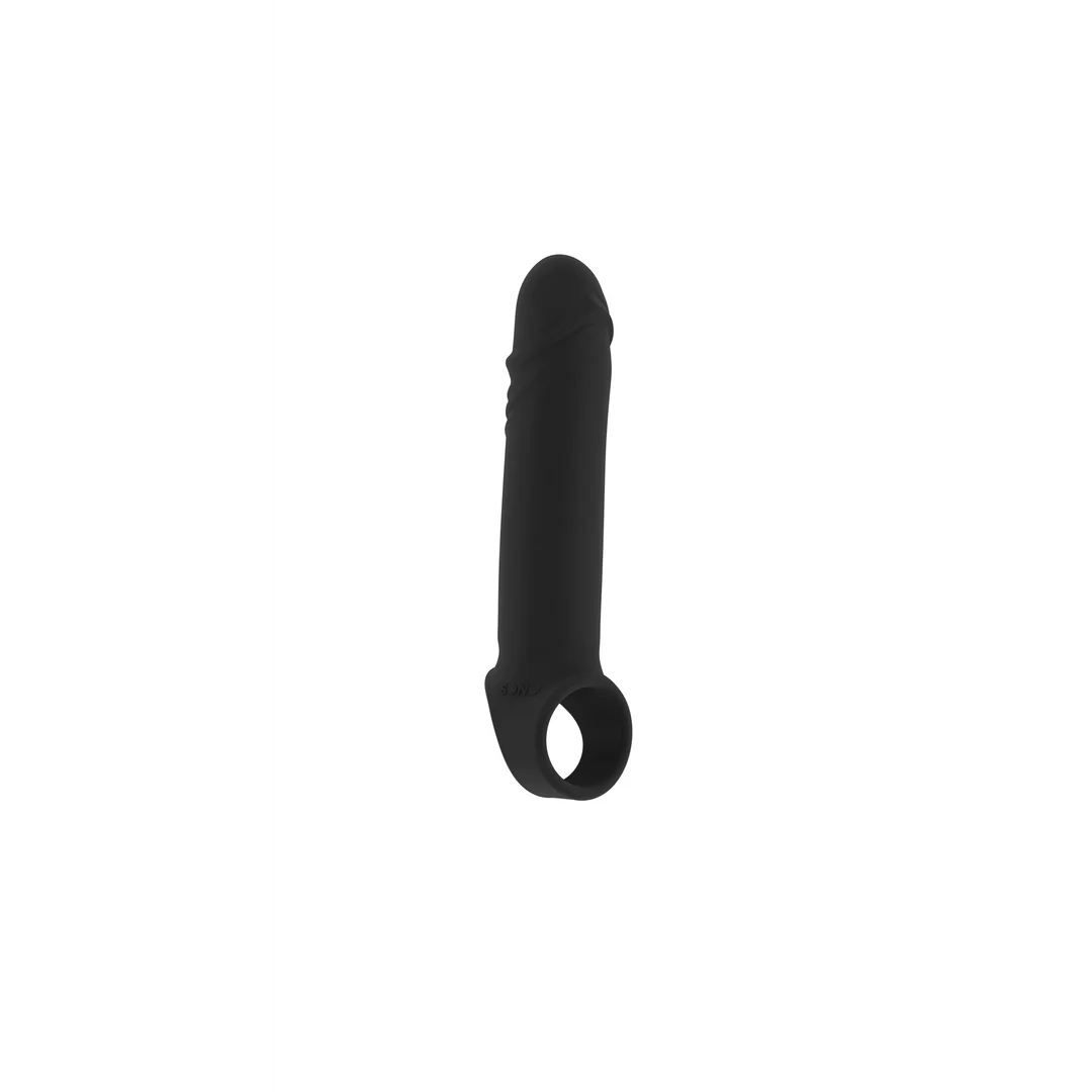 Penis Sleeve mit Hodensackriemen – Elastische Penisverlängerung – Bild 3