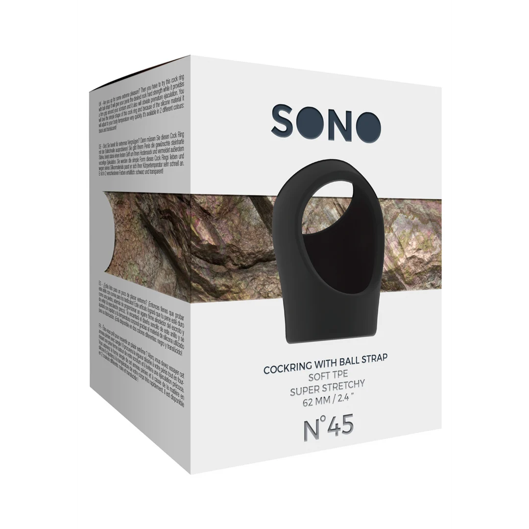 Sono by Shots Nr.45 cockring met ball strap - Afbeelding 1