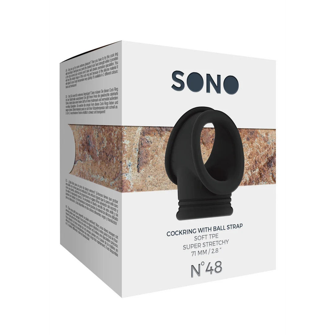 Sono by Shots Nr.48 anello fallico con fascia per testicoli - immagine 1