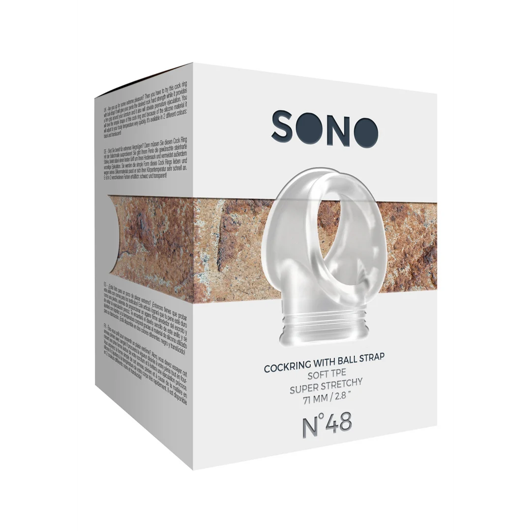 Sono by Shots Nr.48 anello fallico con fascia per testicoli - immagine 4