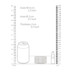 Pocket stroker met twee texturen – Cockring Masturbator en Bumper in 1 - Afbeelding 3