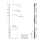 Masturbator voor mannen met twee texturen – Tweezijdig bruikbare masturbator en bumper - Afbeelding 3