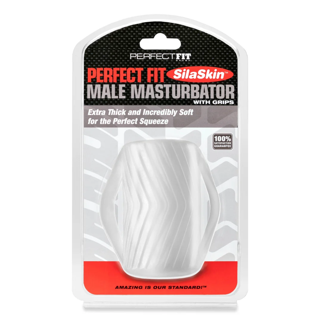 ST-02_1_1 Perfect Fit masturbator met grip - Afbeelding 1