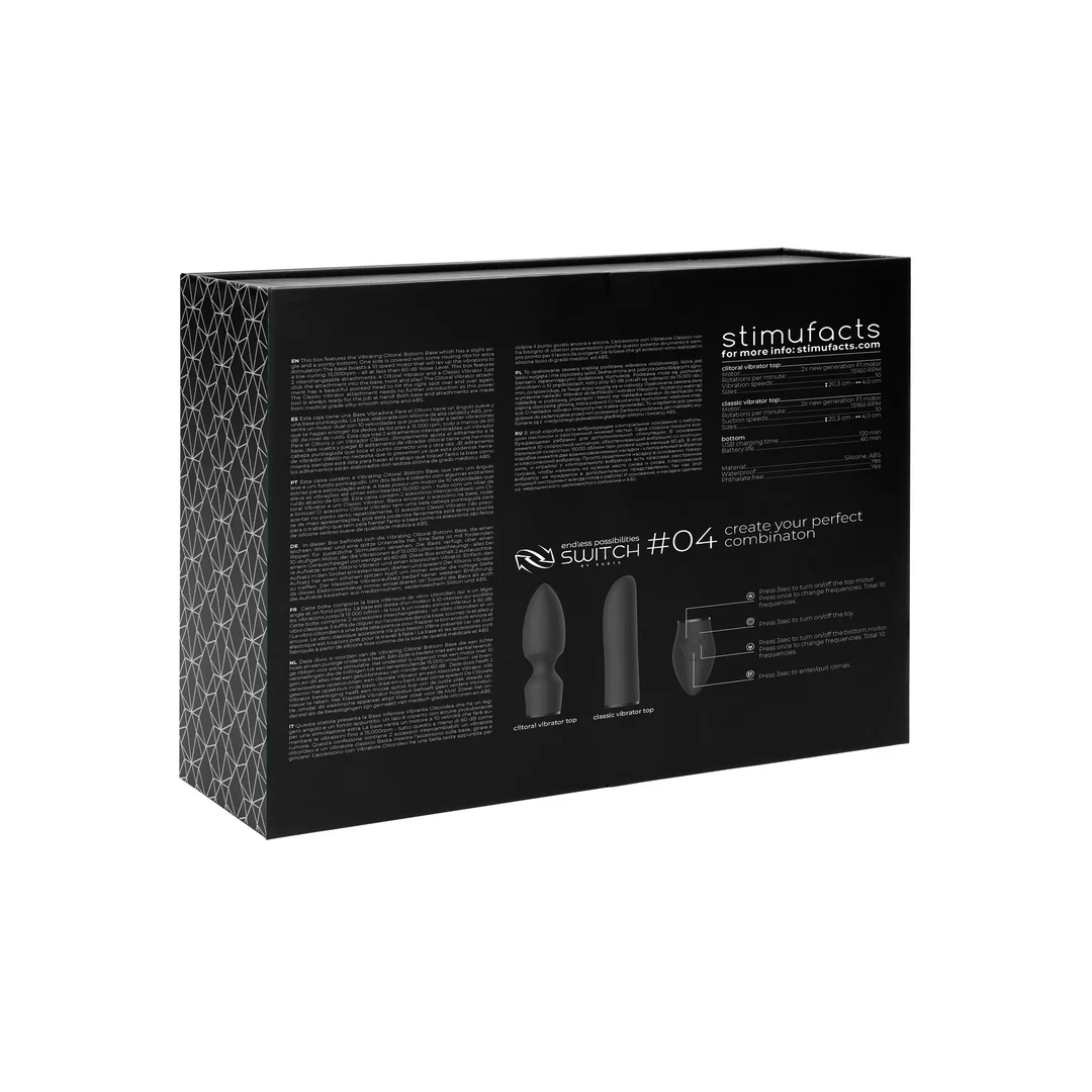 Switch by Shots Pleasure Kit #4 Vibrator mit austauschbaren Aufsätzen – Bild 14