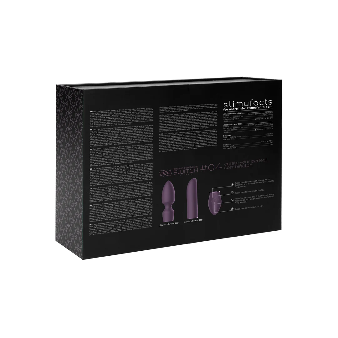 Switch by Shots Pleasure Kit #4 Vibrator mit austauschbaren Aufsätzen – Bild 7