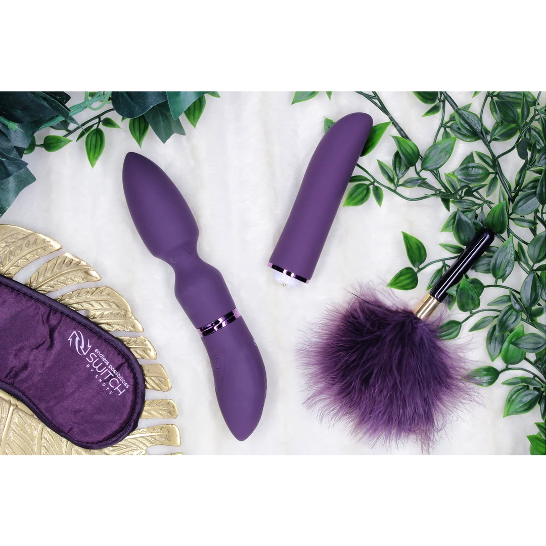 Switch by Shots Pleasure Kit #4 Vibrator mit austauschbaren Aufsätzen – Bild 11