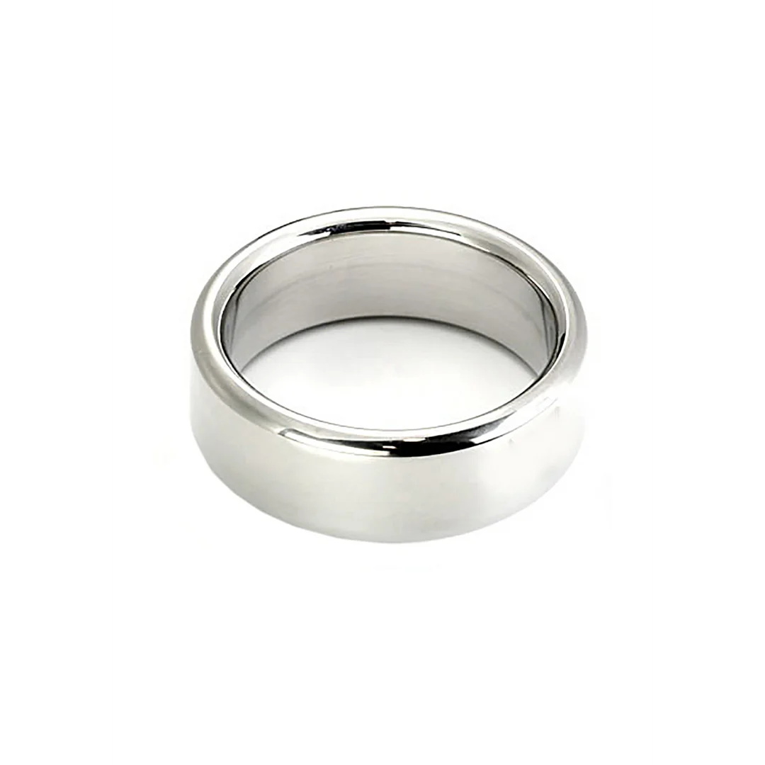 Anneau pénien sans vibrations en acier lourd – 0,8 x 2 / 20 x 50 mm – Image 3