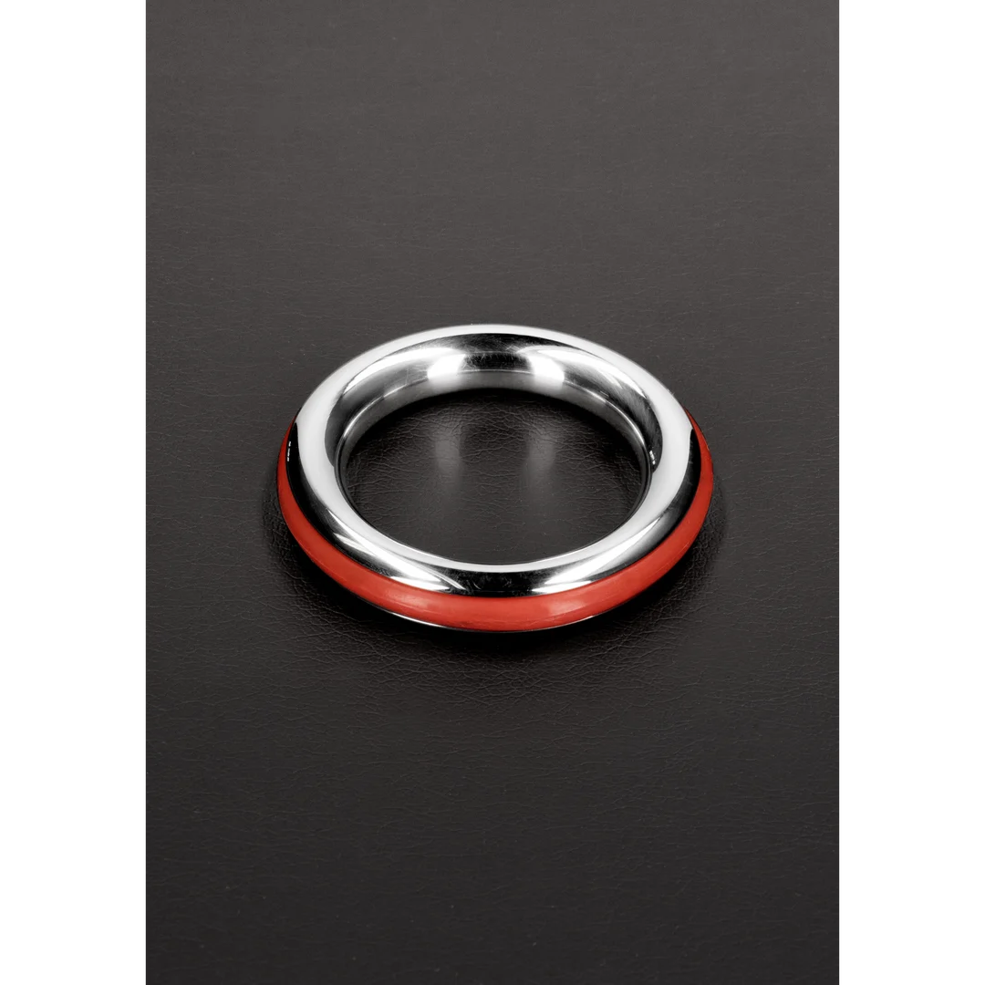 Anneau pénien sans vibrations avec insert en silicone – 1,6 / 40mm – Image 8