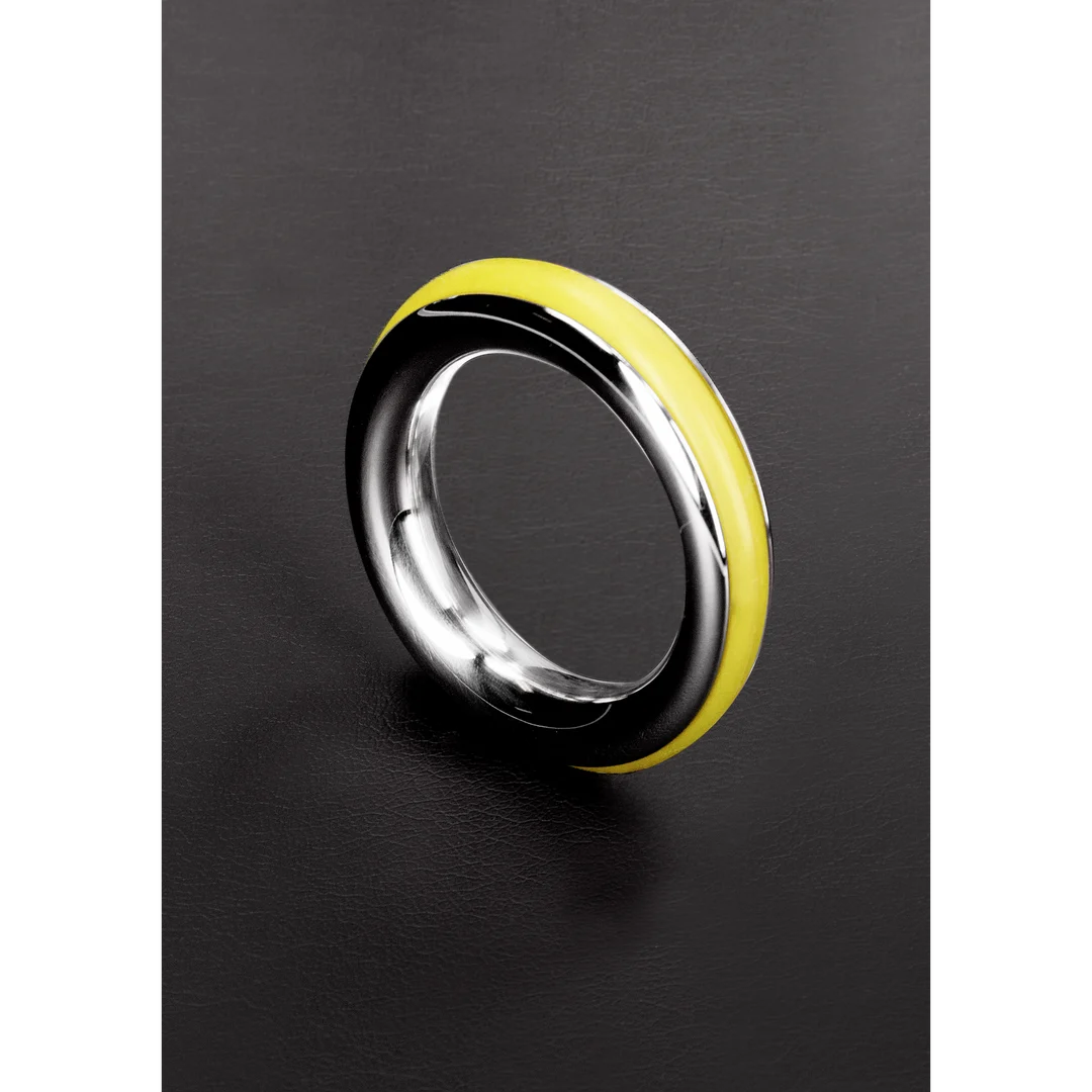 Anneau pénien sans vibrations avec insert en silicone – 1,6 / 40mm – Image 12