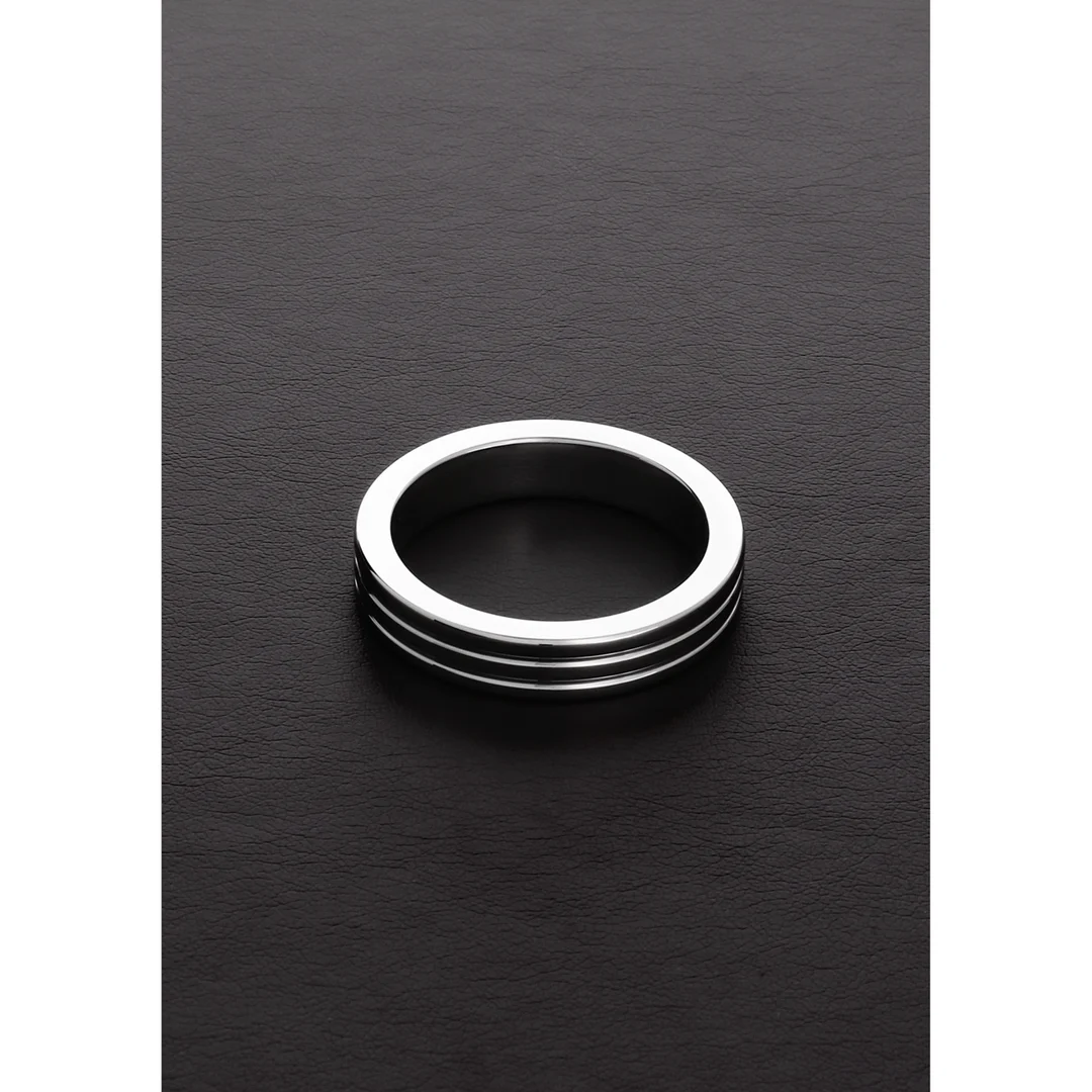 Niet-vibrerende cockring met geribbeld design – Ribbed C-Ring - Afbeelding 2