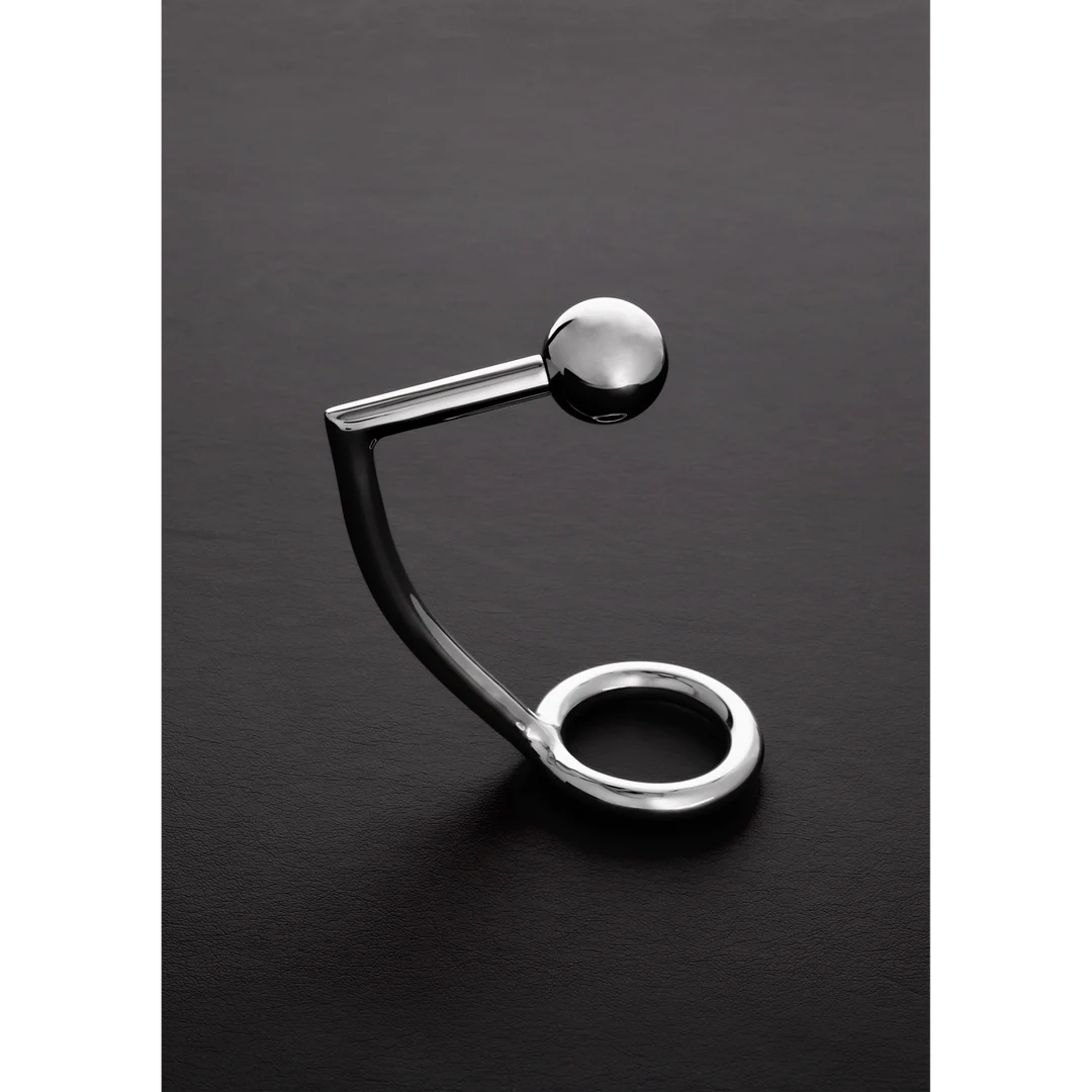 Bague pénienne sans vibrations avec boule amovible – Intruder – Image 2
