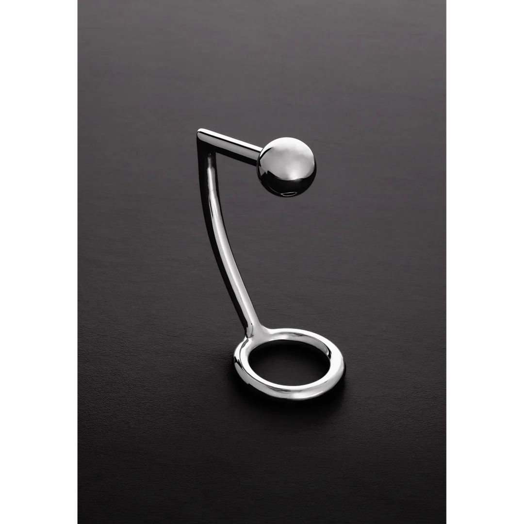 Bague pénienne sans vibrations avec boule amovible – Intruder – Image 4