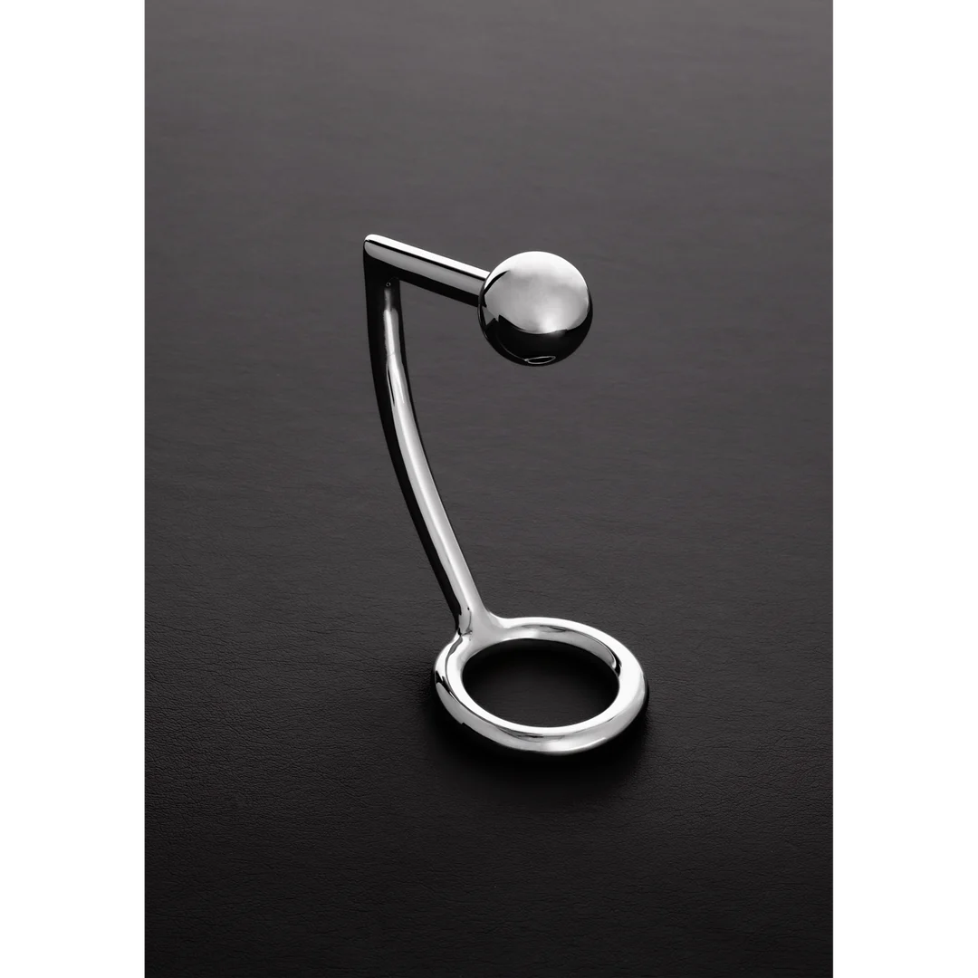 Bague pénienne sans vibrations avec boule amovible – Intruder – Image 8