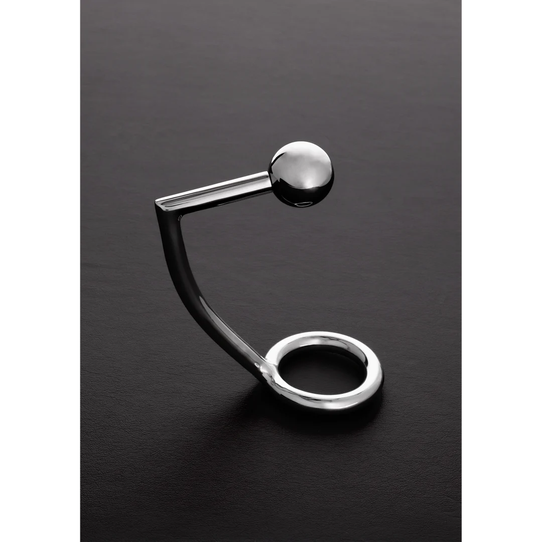 Bague pénienne sans vibrations avec boule amovible – Intruder – Image 10