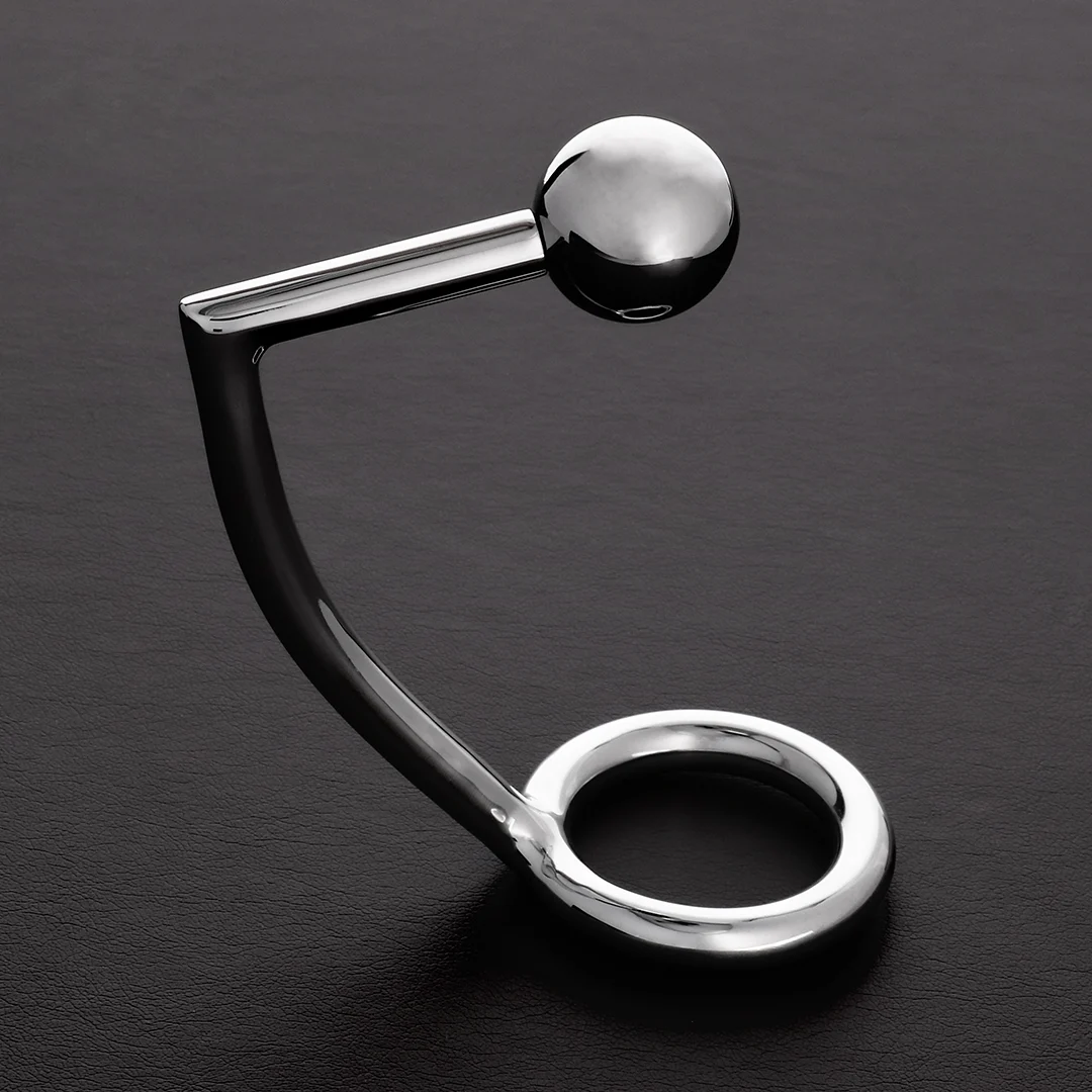 Bague pénienne sans vibrations avec boule amovible – Intruder – Image 15
