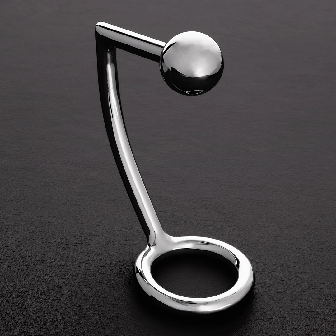 Bague pénienne sans vibrations avec boule amovible – Intruder – Image 16