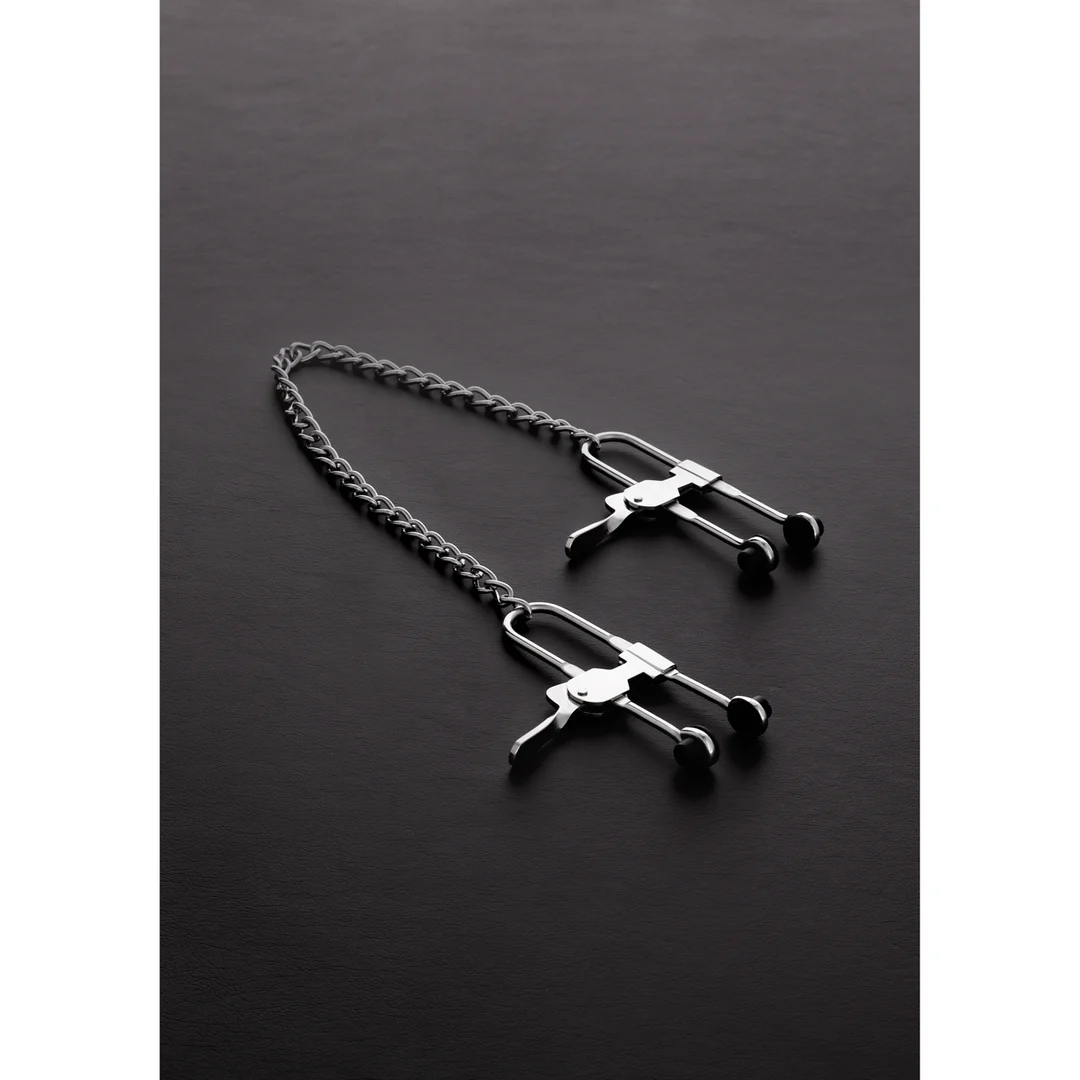 BDSM tepelklemmen met verstelbare druk – Preasure Tit Lock Tepelklem - Afbeelding 2