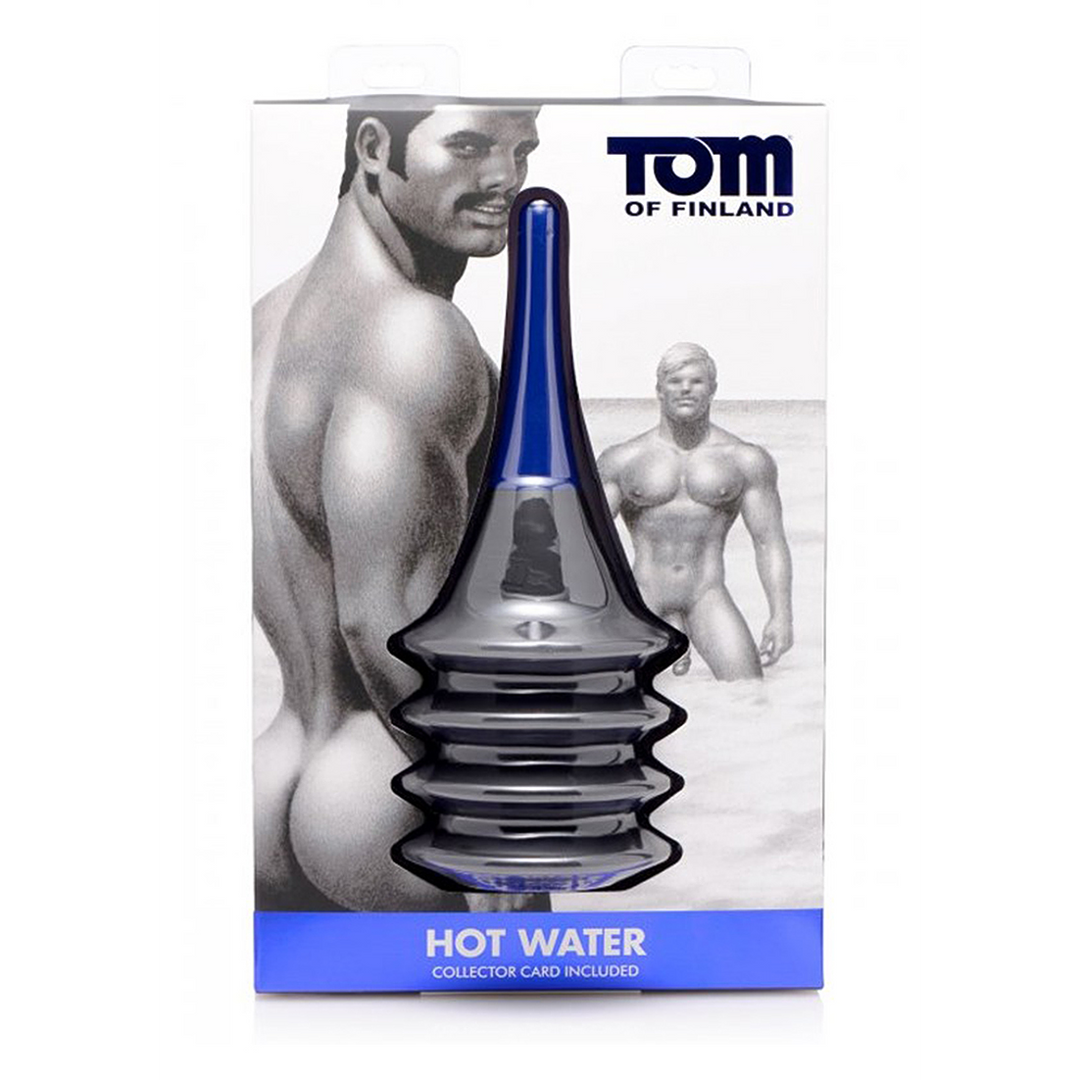 TF1341_1_1 Anale douche – Grote accordeon enema pomp, tot 500 ml, herbruikbaar met 5-gats tip – geslachtsneutraal – XR Brands - Afbeelding 1
