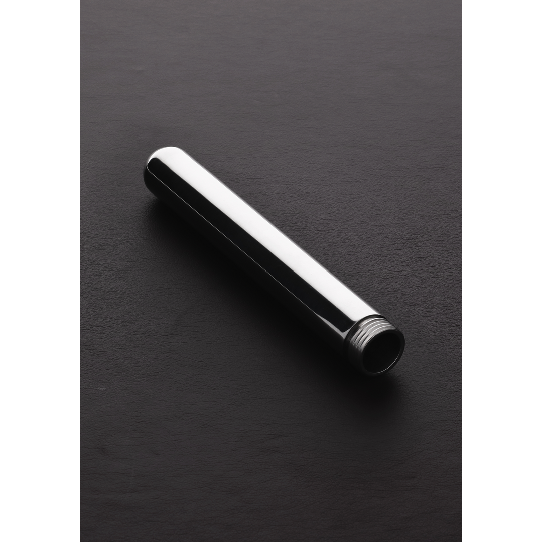 TMS-2603_1 Anale douche – roestvrijstalen Douche Straight, 15,2 cm x 2,1 cm – Shots Steel - Afbeelding 1