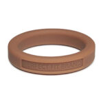 Niet-vibrerende cockring met zacht premium silicone – Huidskleur 1 - Afbeelding 4