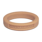 Niet-vibrerende cockring met zacht premium silicone – Huidskleur 1 - Afbeelding 6