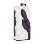 rabbit vibrator – 360° roterende g-spot tip & 10 standen – VIVE by Shots, paars - Afbeelding 2