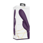 rabbit vibrator – pulse-wave g-spot tip + clitoris vibrator – zwart VIVE by Shots - Afbeelding 2