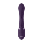 rabbit vibrator – pulse-wave g-spot tip + clitoris vibrator – zwart VIVE by Shots - Afbeelding 5