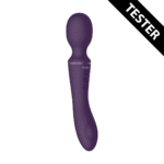 wand vibrator – Dubbelzijdig met dubbele motor en 10+10 standen – VIVE by Shots, paars VIVE by Shots