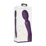 wand vibrator – Dubbelzijdig met dubbele motor en 10+10 standen – VIVE by Shots, paars VIVE by Shots - Afbeelding 8