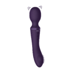 wand vibrator – Dubbelzijdig met dubbele motor en 10+10 standen – VIVE by Shots, paars VIVE by Shots - Afbeelding 10