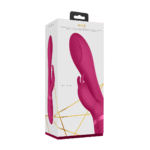 rabbit vibrator – draaiende kralen & 10 standen – VIVE Mira, roze VIVE by Shots - Afbeelding 2