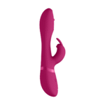 rabbit vibrator – draaiende kralen & 10 standen – VIVE Mira, roze VIVE by Shots - Afbeelding 6