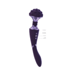 Wand vibrator – dubbele motor & 10 standen – Paars VIVE by Shots - Afbeelding 13