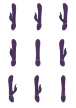 rabbit vibrator – Pulse Wave G-Spot & clitoris stimulatie – VIVE Etsu paars VIVE by Shots - Afbeelding 12