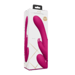 strapless vibrator – duo stimulatie voor koppels – VIVE Suki, roze VIVE by Shots - Afbeelding 2