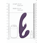 strapless vibrator – duo stimulatie voor koppels – VIVE Suki, roze VIVE by Shots - Afbeelding 13