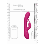 rabbit vibrator – 10 standen en waterproof – VIVE by Shots Paars VIVE by Shots - Afbeelding 5